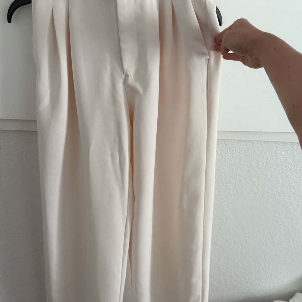 GAP Cream Flowing Trousers